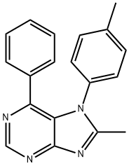 8-methyl-7-(4-methylphenyl)-6-phenyl-7H-purine Structure