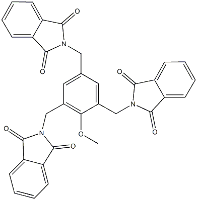 352555-65-8 2-{3,5-bis[(1,3-dioxo-1,3-dihydro-2H-isoindol-2-yl)methyl]-2-methoxybenzyl}-1H-isoindole-1,3(2H)-dione
