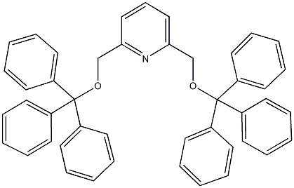 2,6-bis[(trityloxy)methyl]pyridine,352555-66-9,结构式