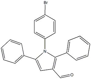 1-(4-bromophenyl)-2,5-diphenyl-1H-pyrrole-3-carbaldehyde,352558-14-6,结构式
