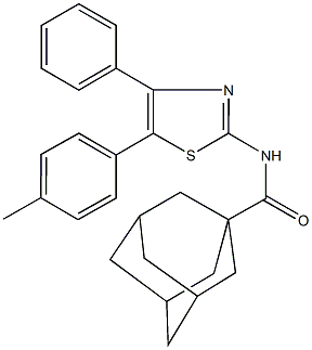 352560-73-7 N-[5-(4-methylphenyl)-4-phenyl-1,3-thiazol-2-yl]-1-adamantanecarboxamide