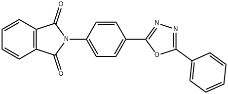 2-[4-(5-phenyl-1,3,4-oxadiazol-2-yl)phenyl]-1H-isoindole-1,3(2H)-dione Struktur