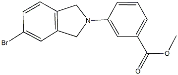 methyl 3-(5-bromo-1,3-dihydro-2H-isoindol-2-yl)benzoate Structure