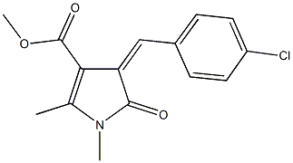352562-96-0 methyl 4-(4-chlorobenzylidene)-1,2-dimethyl-5-oxo-4,5-dihydro-1H-pyrrole-3-carboxylate
