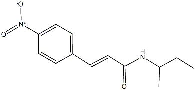 N-(sec-butyl)-3-{4-nitrophenyl}acrylamide,352637-57-1,结构式