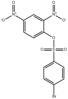 2,4-bisnitrophenyl 4-bromobenzenesulfonate Structure