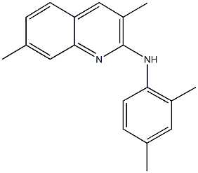 N-(2,4-dimethylphenyl)-3,7-dimethyl-2-quinolinamine Structure