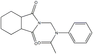 N-[(1,3-dioxooctahydro-2H-isoindol-2-yl)methyl]-N-phenylacetamide,352643-52-8,结构式