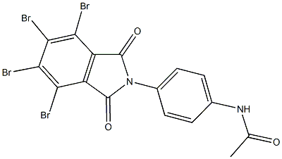 352644-06-5 N-[4-(4,5,6,7-tetrabromo-1,3-dioxo-1,3-dihydro-2H-isoindol-2-yl)phenyl]acetamide