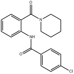 352646-64-1 4-chloro-N-[2-(1-piperidinylcarbonyl)phenyl]benzamide