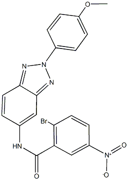 2-bromo-5-nitro-N-[2-(4-methoxyphenyl)-2H-1,2,3-benzotriazol-5-yl]benzamide|