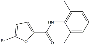 5-bromo-N-(2,6-dimethylphenyl)-2-furamide,352651-00-4,结构式