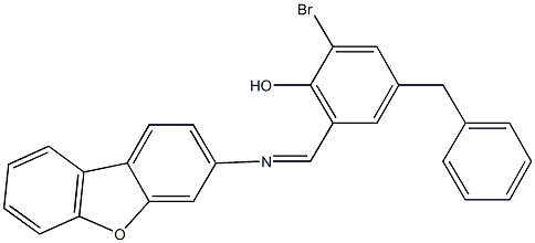 4-benzyl-2-bromo-6-[(dibenzo[b,d]furan-3-ylimino)methyl]phenol|