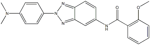 N-{2-[4-(dimethylamino)phenyl]-2H-1,2,3-benzotriazol-5-yl}-2-methoxybenzamide,352666-46-7,结构式