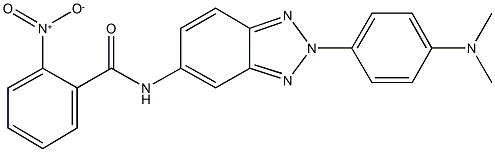 N-{2-[4-(dimethylamino)phenyl]-2H-1,2,3-benzotriazol-5-yl}-2-nitrobenzamide,352666-79-6,结构式