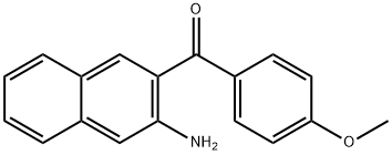 (3-amino-2-naphthyl)(4-methoxyphenyl)methanone Structure