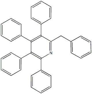 2-benzyl-3,4,5,6-tetraphenylpyridine Structure