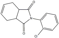 2-(2-chlorophenyl)-3a,4,7,7a-tetrahydro-1H-isoindole-1,3(2H)-dione 化学構造式