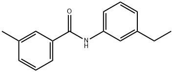 N-(3-ethylphenyl)-3-methylbenzamide 结构式