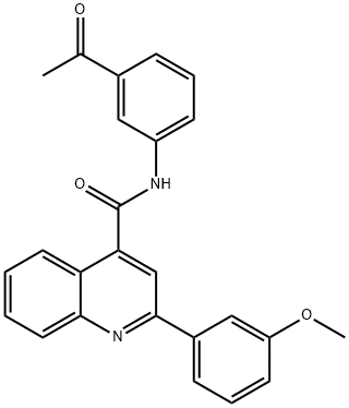N-(3-acetylphenyl)-2-(3-methoxyphenyl)-4-quinolinecarboxamide|