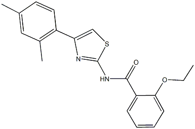 N-[4-(2,4-dimethylphenyl)-1,3-thiazol-2-yl]-2-ethoxybenzamide|