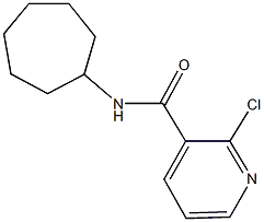 2-chloro-N-cycloheptylnicotinamide 结构式