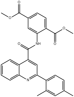 352682-56-5 dimethyl 2-({[2-(2,4-dimethylphenyl)-4-quinolinyl]carbonyl}amino)terephthalate