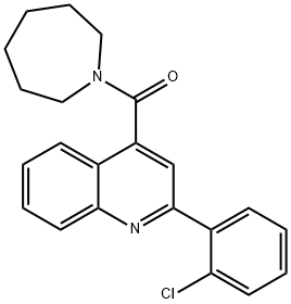 4-(1-azepanylcarbonyl)-2-(2-chlorophenyl)quinoline|