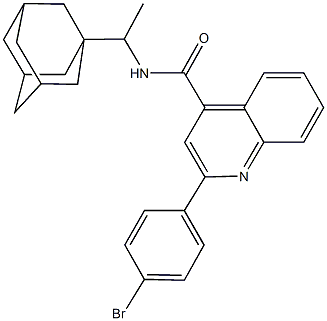 N-[1-(1-adamantyl)ethyl]-2-(4-bromophenyl)-4-quinolinecarboxamide|