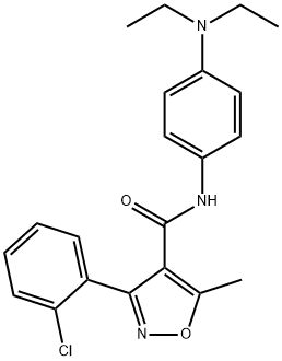 352686-68-1 3-(2-chlorophenyl)-N-[4-(diethylamino)phenyl]-5-methyl-4-isoxazolecarboxamide