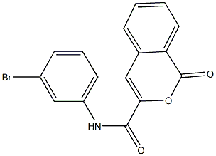 N-(3-bromophenyl)-1-oxo-1H-isochromene-3-carboxamide|