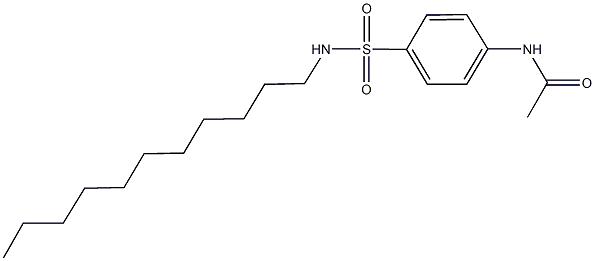 N-{4-[(undecylamino)sulfonyl]phenyl}acetamide,352688-53-0,结构式