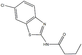 352689-01-1 N-(6-chloro-1,3-benzothiazol-2-yl)butanamide