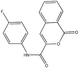 N-(4-fluorophenyl)-1-oxo-1H-isochromene-3-carboxamide Structure