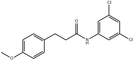 N-(3,5-dichlorophenyl)-3-(4-methoxyphenyl)propanamide Structure