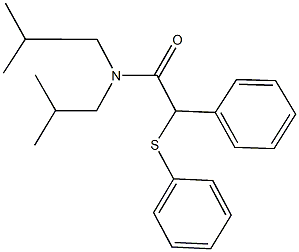 352693-39-1 N,N-diisobutyl-2-phenyl-2-(phenylsulfanyl)acetamide