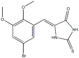 352694-16-7 5-(5-bromo-2,3-dimethoxybenzylidene)-2-thioxo-4-imidazolidinone