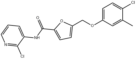 352701-00-9 5-[(4-chloro-3-methylphenoxy)methyl]-N-(2-chloro-3-pyridinyl)-2-furamide