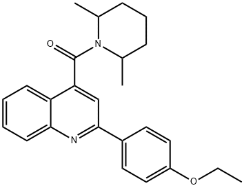 4-[(2,6-dimethyl-1-piperidinyl)carbonyl]-2-(4-ethoxyphenyl)quinoline|