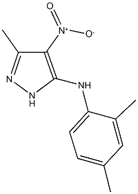 5-(2,4-dimethylanilino)-4-nitro-3-methyl-1H-pyrazole Structure