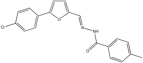 353254-73-6 N'-{[5-(4-chlorophenyl)-2-furyl]methylene}-4-methylbenzohydrazide