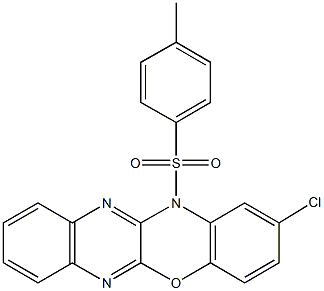 353254-92-9 2-chloro-12-[(4-methylphenyl)sulfonyl]-12H-quinoxalino[2,3-b][1,4]benzoxazine