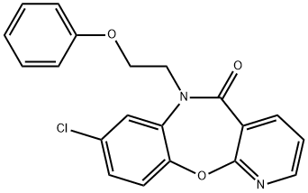 8-chloro-6-(2-phenoxyethyl)pyrido[2,3-b][1,5]benzoxazepin-5(6H)-one,353255-04-6,结构式