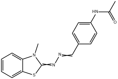 353255-61-5 N-{4-[2-(3-methyl-1,3-benzothiazol-2(3H)-ylidene)carbohydrazonoyl]phenyl}acetamide