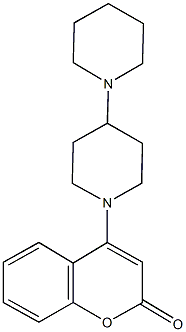 4-(1',4-bipiperidin-1-yl)-2H-chromen-2-one Struktur