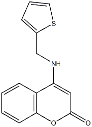 4-[(2-thienylmethyl)amino]-2H-chromen-2-one Structure