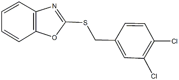 2-[(3,4-dichlorobenzyl)sulfanyl]-1,3-benzoxazole Structure