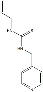 N-allyl-N'-(4-pyridinylmethyl)thiourea Struktur