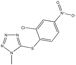 353256-78-7 5-({2-chloro-4-nitrophenyl}sulfanyl)-1-methyl-1H-tetraazole