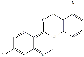 7-chloro-4-[(2,6-dichlorobenzyl)sulfanyl]quinoline,353256-96-9,结构式